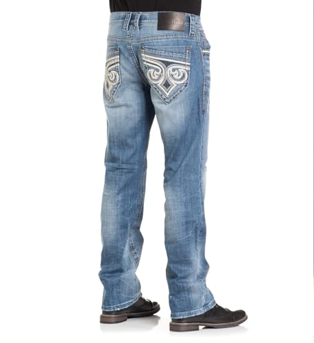Affliction Men's Denim Jean Ace Ivan Inseam 34"2