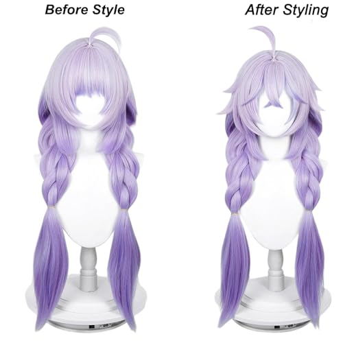 Perruque cosplay violette pour transformer votre style à Halloween et Comic Con - 2