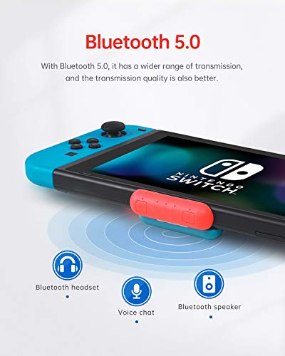 image for TXLBTTL Switch Bluetooth Adapter Transmitter Passthrough Receiver for 