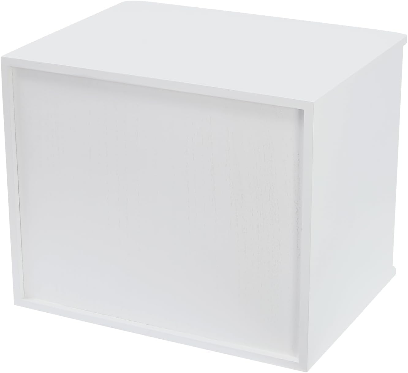 Organizer da Scrivania in Legno con Serratura E 3 Cassetti, Ideale per Ufficio, Studio E Casa - Elegante Scatola Porta Documenti E Raccoglitori, 39 X 30 X 31 Cm, Perfetta per White