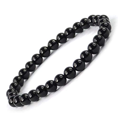 Image of Reiki Crystal Products Certified Natural Crystal Stone Bracelet 6 mm Round Beads for Men & Women | Premium Gemstone Jewellery Collection | Reiki Charged | Multiple Stone Variants Available