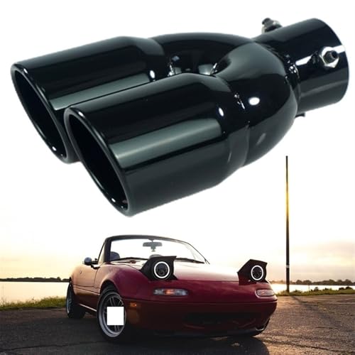 Tubo de escape para coche hecho en acero inoxidable pulido para silenciador trasero 3