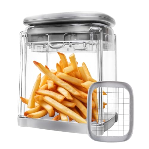 ZHANG XIAO QUAN Potato Slicer French Fry Cutter Veggie Chopper Cutter for Fries Potato Onion Cutter Food Chopper Manual Hand Vegetable Cutter Dicer (1 Blade)