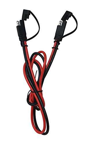 Tetra-Teknica MotoBasic Series SAE-12G SAE Quick Disconnect Extension Cable, 3 Feet, 12AWG Copper Wire