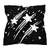 Shooting Stars Silk Like Head Scarf for Women Bandana for Hair Wrapping Fashion Accessory Square Hair Scarves 18