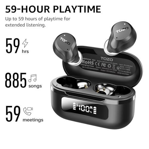 TOZO NC9 Hybrid Active Noise Cancelling Wireless Earbuds の商品画像 2