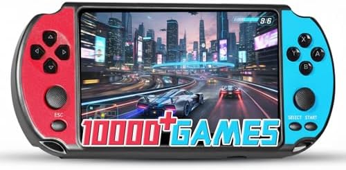 Mldnld Console Rétrogaming Portable, 10 000 Jeux Préinstallés, Pl...