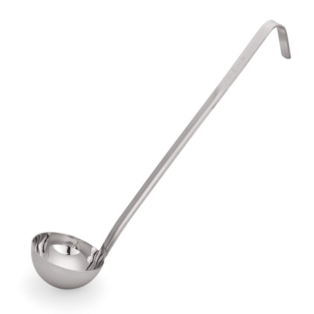 WAS 2085 160 Louche en Acier chromé 16 cm de diamètre, 47 cm de Longueur, 1000 l
