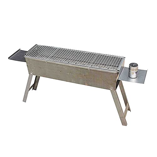 BBQ grill portable pliant en acier inoxydable léger avec aération optimisée
