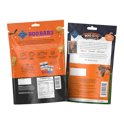 Blue Boo Bars Crunchy Dog Biscuits & Blue Boo Bits Soft & Chewy Dog Treats Amazon Exclusive Bundle - image 2