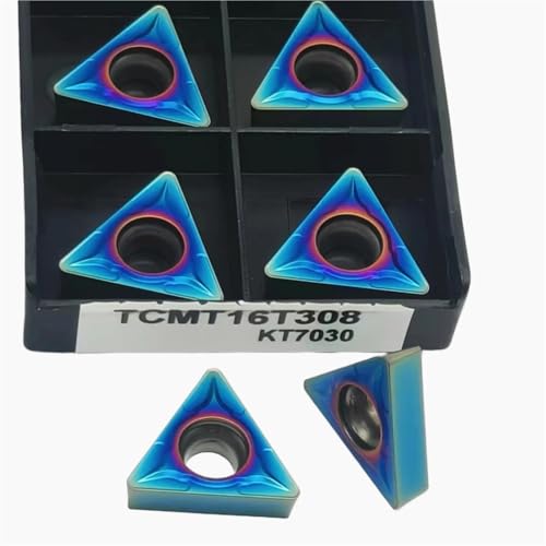 Lathe Tools 10pcs TCMT16T304 TCMT16T308 Carbide Insert miniatura 2