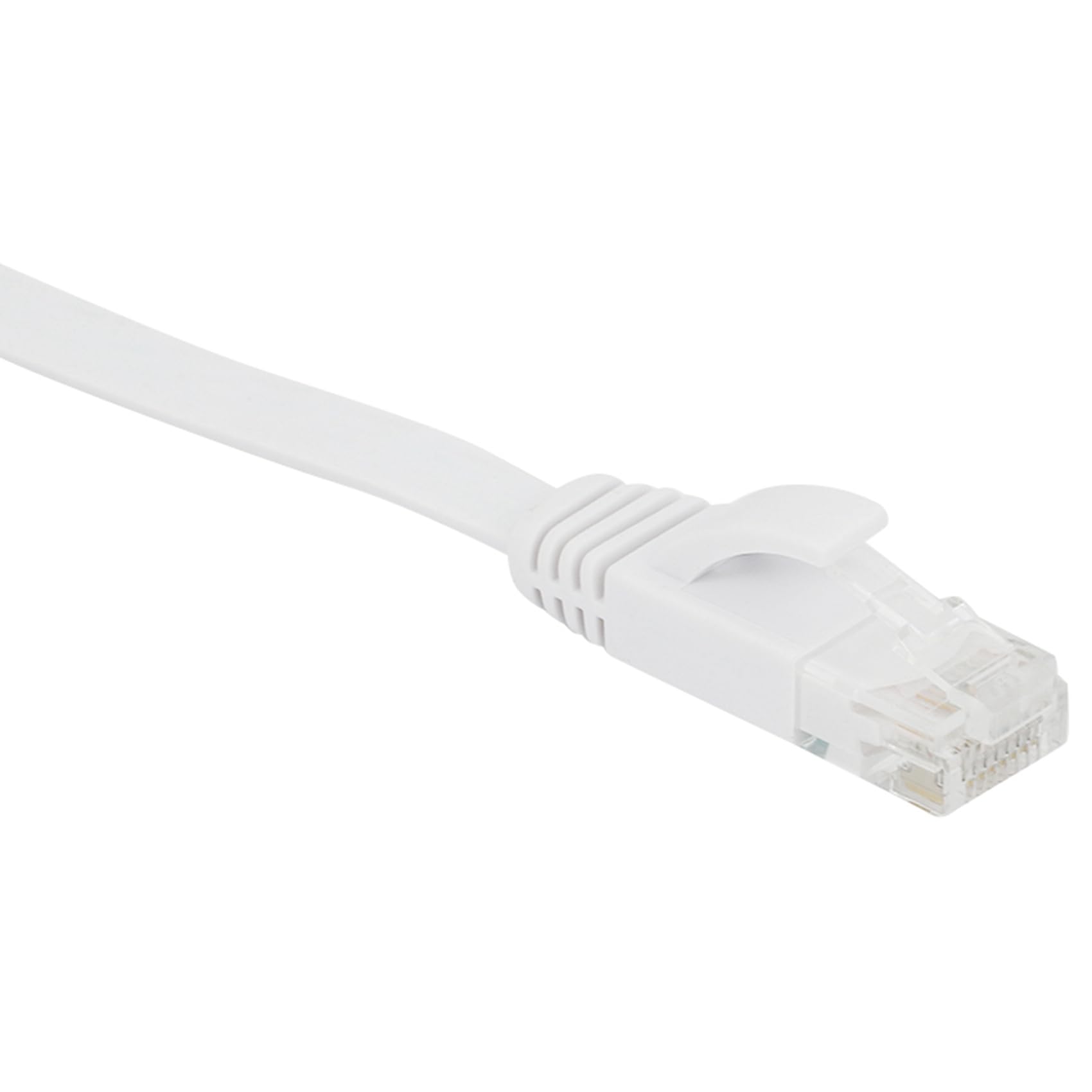 3X Kabel Ethernet Cat 6 100 Stóp (30 Metrów) Płaskie, Wąskie, Długie Kable Krosowe Sieci LAN, Kabel Komputerowy Cat6 High Speed