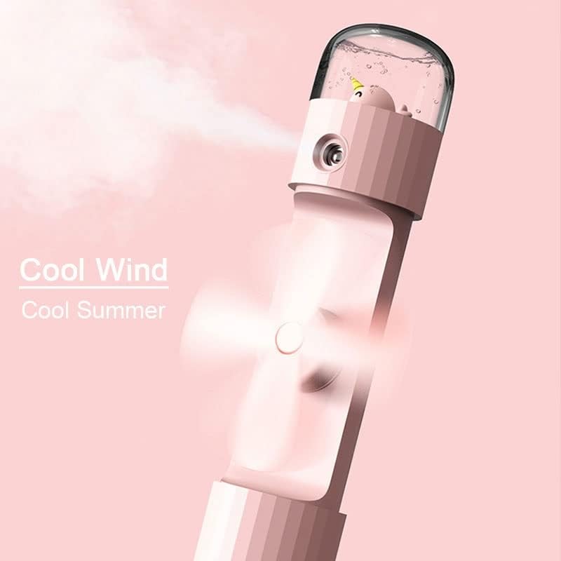 Mini Fan Portable Handheld Humidifier Multifunctional Rechargeable Spray Sprayer Outdoor Travel image 5