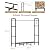 AUGOHCMIL Firewood Rack 4FT Heavy Duty Metal, Outdoor Indoor Log Holder Stand for Fireplace Wood Storage, Wood Pile Stacker Organizer for Patio, Black
