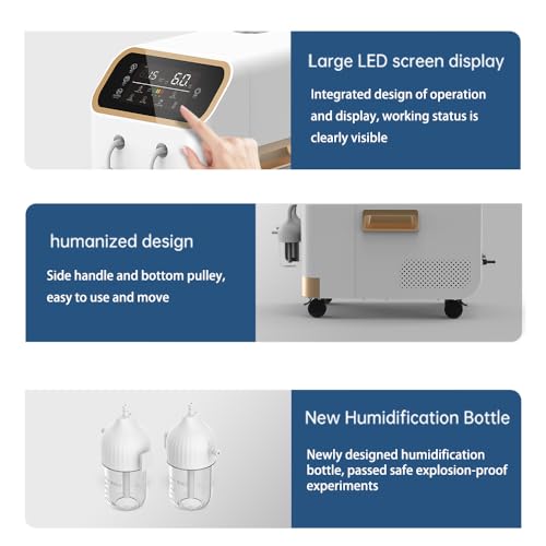 Hydrogen Inhalation Machine, Hydrogen Water Generator, HO Separated Brown’s Gas H₂ Molecular Hydrogen Machine with Latest SPE PEM Platinum Electrodes, Low-Noise Upgraded - Image 4