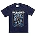 WWE Authentic Wear Roman Reigns Big Dog Unleashed Youth T-Shirt Navy Blue Large