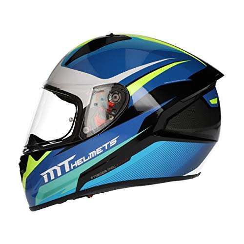Casco Integral MT Stinger Divided Azul - Talla M