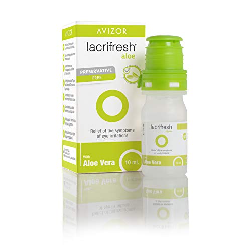 Avizor Lacrifresh Aloe 10ml. Frasco de 10ml de gotas oculares para aliviar los síntomas de la...