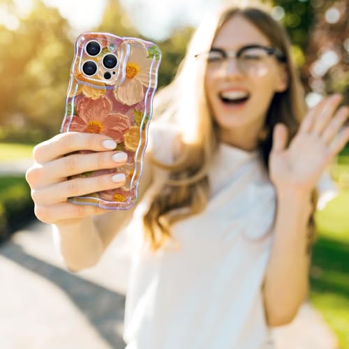 Coque iPhone 14 Pro Max fleur antichoc pour éviter les rayures - 7