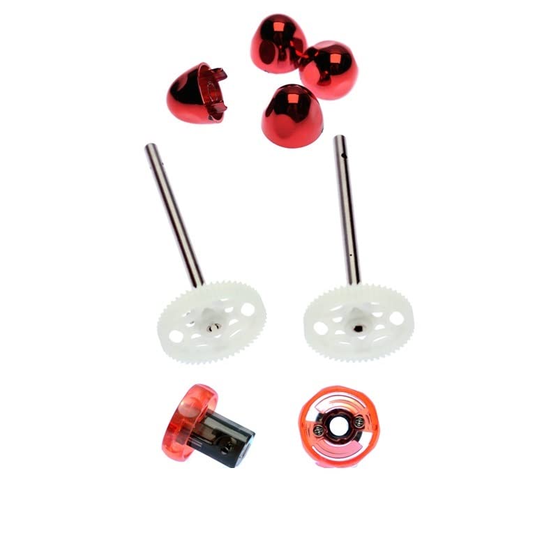 ABZEKH Drone Accessories Spare Parts Propeller Blade Protective Gear Landing Skids Blades Cover For Syma For X8PRO For X8SC For X8SW For RC Drone Quadcopter Accessories (Color : 2Gear 2Lock 4cover)