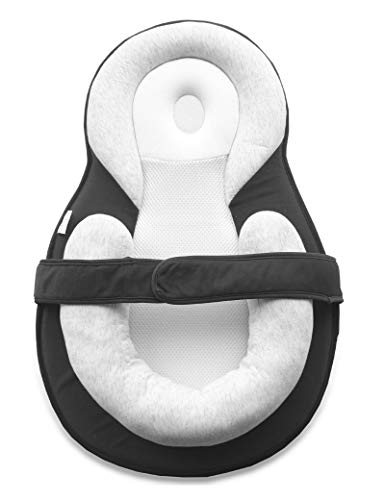 Baby Lounger Baby Nest Toddler Bed Mattress,Gift for Boy & Girl - Neutral Color Design Baby Stuff for Prevent Infant Flat Head Support Pillow | Baby Registry Search | Newborn Essentials Must Haves