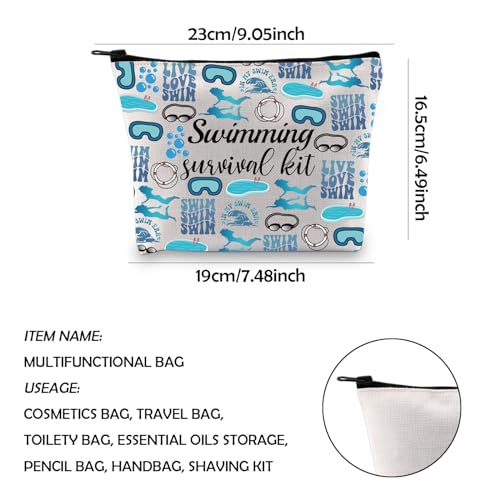 WCGXKO Kit de sobrevivência de natação para amantes de natação, acessórios de natação para nadador,