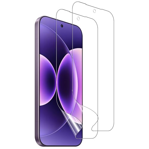 QULLOO Hydrogel Protection Écran pour Xiaomi Mi 17 Pro Max, 2 Pièces Films de Protection en TPU Flexible, HD Transparent Gel Protecteur D'écran