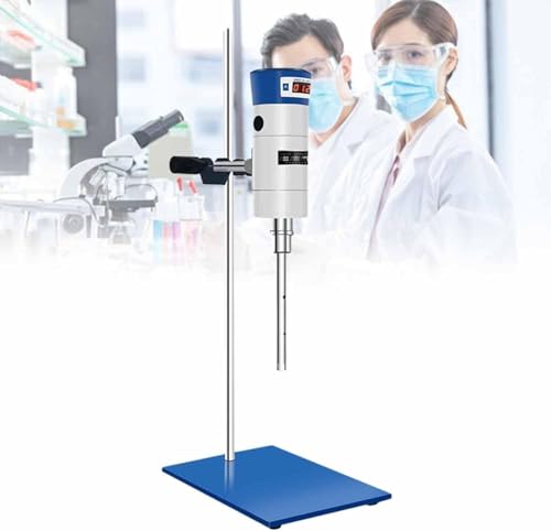 Émulsifiant homogénéisateur de laboratoire à grande vitesse avec affichage numérique, machine de dispersion d'homogénéisation avec 2 têtes de travail, pour l'industrie des cosmétiques/alime JRJ300-SH