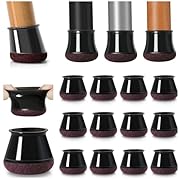 20 защитни капачки за крака на столове с филц,...