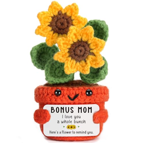 LuoHere Bonus Mom Gifts Christmas Stepmom Gifts from Daughter Son, Cool Stepmom Mothers...