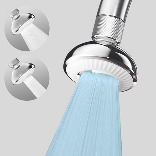 Image of ALTON ALD870, ABS, 2-Function, Anti-Clogging Tap Extender, Chrome | 360 Degree Rotation, Kitchen Faucet Sprayer, Fits F22, M24 mm taps | for Kitchen Sink