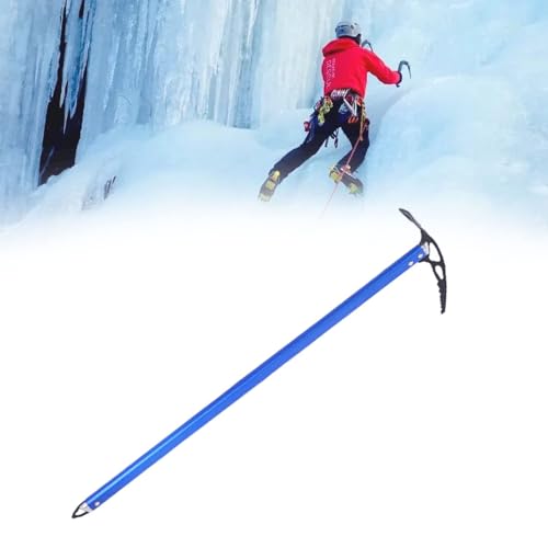 Ice AxeProfessional - Hachas de escalada en hielo, pico ligero para caminar al aire libre con material de aluminio de longitud 60/65/70/75 cm, equipo de escalada para montañismo, senderismo, trabajo