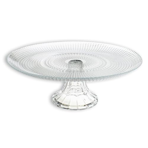 NOVASTYL - Plat sur pied orion 30cm en verre - 1618825