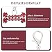 NESTINGHO 2pcs Dog Cat Collar Pendant Rhinestone Studded Bone Keyring Hanging Charm for Pet Collar Decoration Shiny Dog Bone Pendant Accessories and Cats