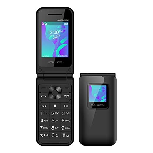 Flip Phone 4G LTE Volte Unlocked Compatible with T-Mobile Mint GSM Worldwide Maxwest Neo 4G Dual Nano Sim LTE Bluetooth (NOT VERIZON/Boost) Radio FM