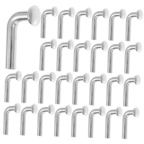 STOBAZA 100Pcs Heavy Duty Safety for Pallet Racking Plated Drop Easy Install Clips for Warehouse Shelving Reliable Pallet Rack Accessories