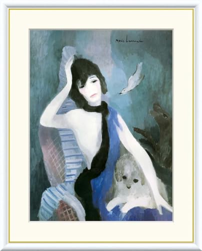 10年保証 絵画 版画 ココ・シャネルの肖像 マリー・ローランサン 手彩仕上 高精細巧芸画 F8