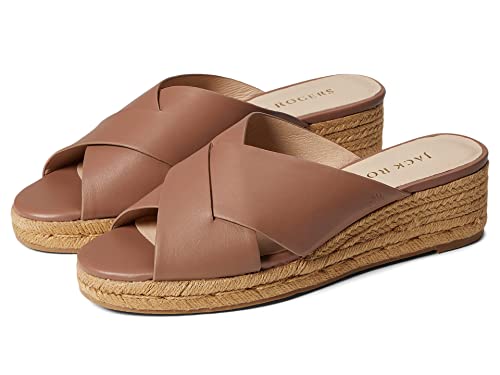 Jack Rogers girls Slotted Sloane Pebbled Espadrille Mid Wedge - Main Image