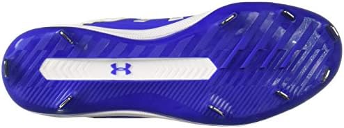 Under Armour Men's Yard Low ST Baseball Shoe, Royal (401)/White, 7 | Image 3