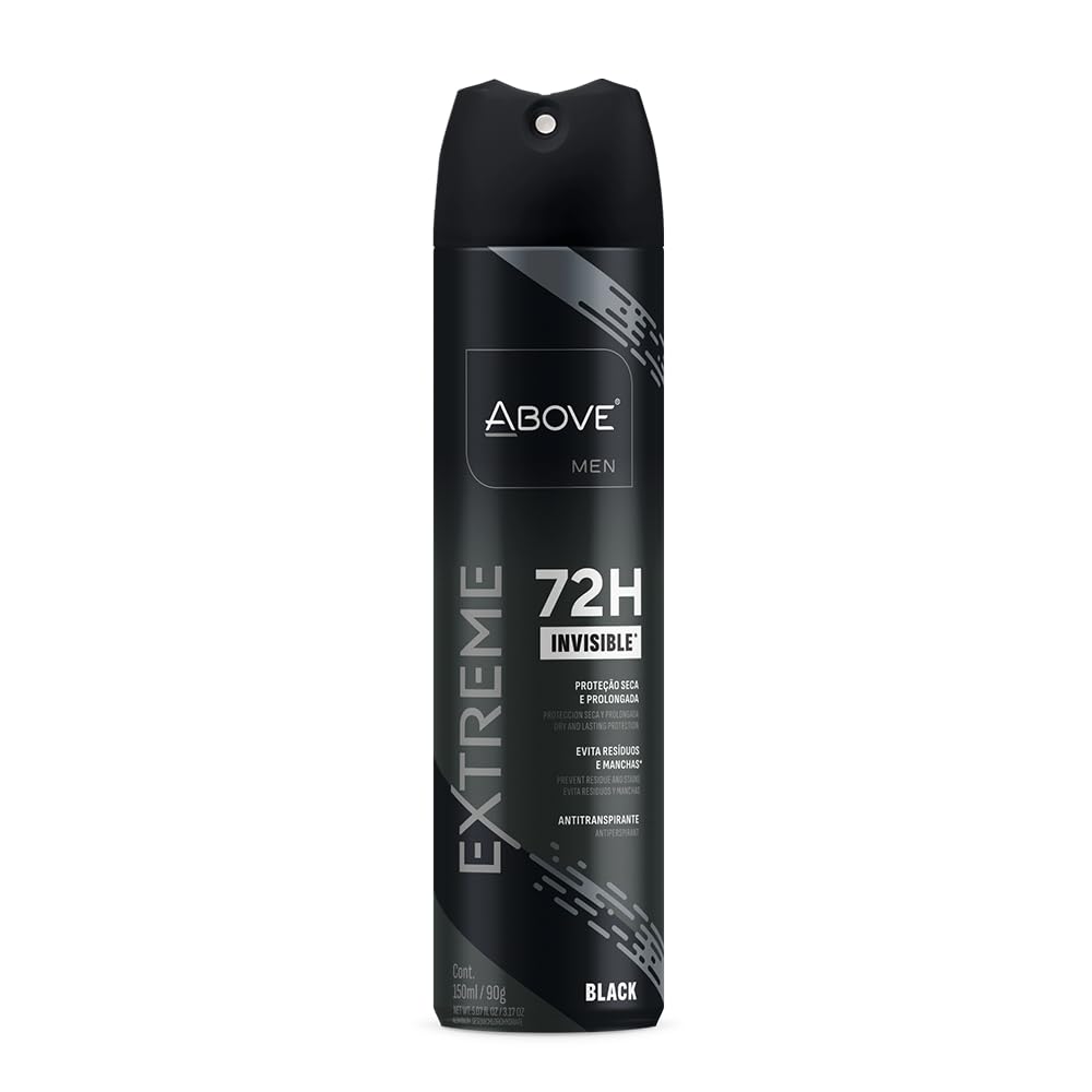 Above Desodorante Aerosol 150Ml Men Extreme Black Aco