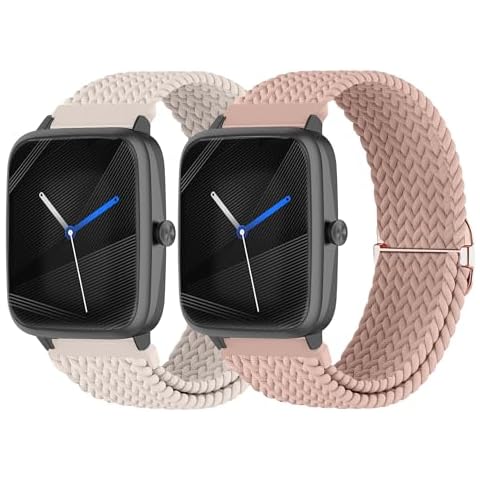 Huadea 20mm Braided Nylon Watch Band Cover