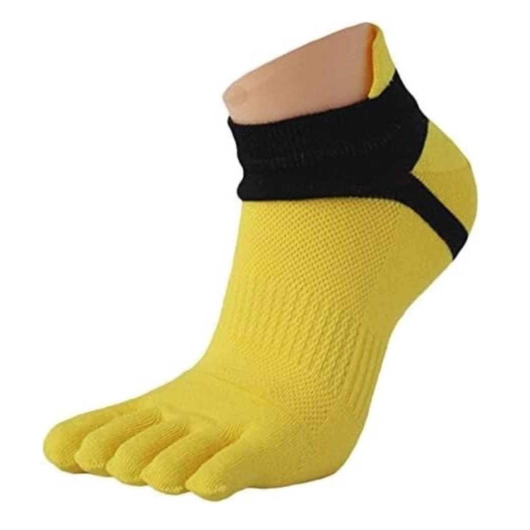Calcetines Cómodos 10 Pares De Calcetines Invisibles, Tobilleros, Tubo Bajo Retazos Para Deportes En Casa, Cinco Dedos Suaves Reforzada