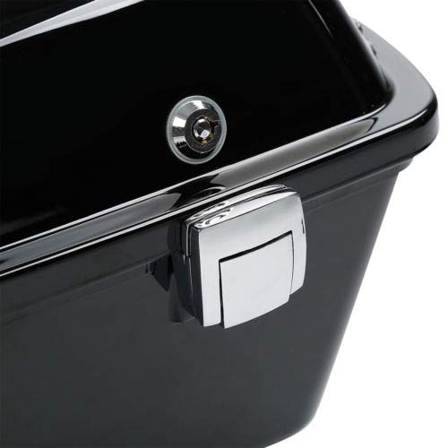 TCMT Caja Trunk para Motocicleta Choprada 10.7" Compatible con Harley Touring 1997-2013 Street Glide Road King Pack miniatura 7