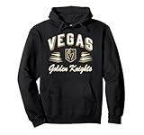 Vegas Golden Knights Retro Diamond Black Officially Licensed Pullover Hoodie