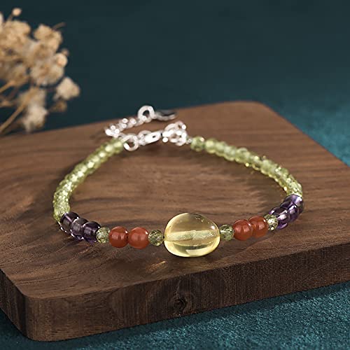 Bracelet multi-gemmes contre le stress pour retrouver la prospérité