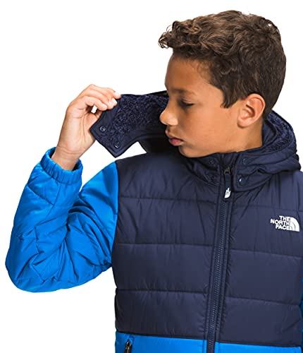 Image of The North Face Boys' Reversible Mount Chimbo Full Zip Hooded Jacket, Hero Blue, L