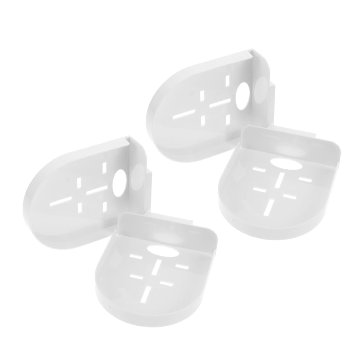 ERINGOGO Security Camera Bracket 4 Mount Floating Shelves Monitor Holder Easy Install No Trace Removal for Bedroom Bathroom Kitchen