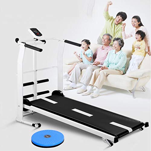 Image of Treadmill Folding Mechanical Walking Machine Multi-Function Sit-Up Running Machine