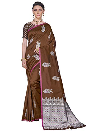 Image of Glory Sarees Women's Banarasi Silk Saree with Blouse Piece (GS Kara143 Parent)