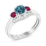 Gem Stone King 0.85 Ct Round...